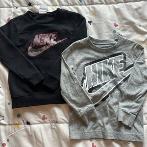 Nike Camo sweatshirt and long sleeve set